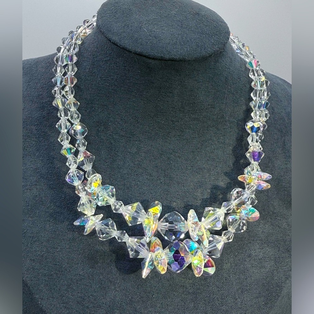 Vintage Swarovski crystal necklace caterpillar 🐛